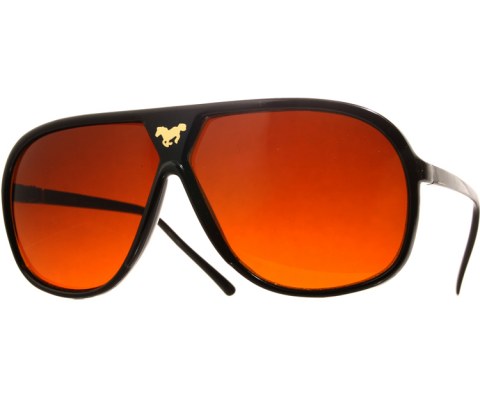 Mustang Aviators Blue Blocker Sunglasses