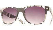 Color Block Art Cool Sunglasses - Grey/Smoke