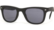 Classic Folding Matte Cool Sunglasses - Black/Black