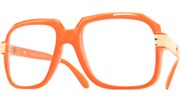 Pop Hip Hop Glasses - Orange/Clear