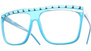 Party Rock Glasses - Blue/Clear