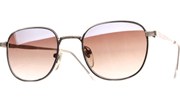 Small Metal Spec Sunglasses - Pewter/Brown