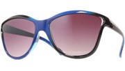 Cat Angled Sunglasses - Blue/Black
