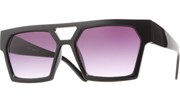 Squared Chunky Sunglasses - Black/Black