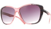 Side Polka Dot Sunglasses - Pink/Black
