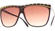 Juno Studded Sunglasses - Brown/Brown