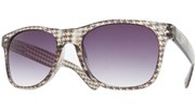 Designer Pattern Cool Sunglasses - Houndstooth/Smoke