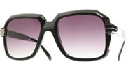 80s DMC Sunglasses - Black/Smoke