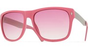 Matte Pop Sunglasses - Pink/Smoke