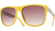 Matte Pop Sunglasses - Yellow/Smoke