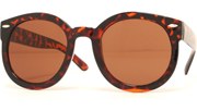 Super Round Cool Sunglasses - Tortoise/Brown