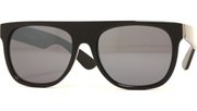 Mirrored Minimalist Sunglasses - Black/Mirror