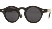 Mini Circle SuperDark Sunglasses - Black/Smoke