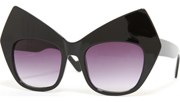High Point Brow Sunglasses - Black/Smoke