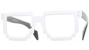 Digital Byte Clear Glasses - White/Clear